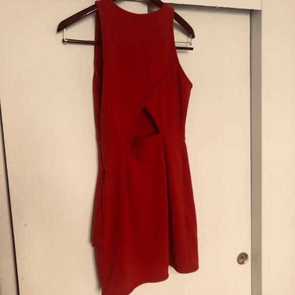 Dolce Vita Red Cotton Dress - Size M - Picture 5 of 9